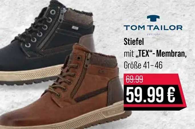 Stiefel mit „TEX“-Membran von TOM TAILOR, Größen 41-46