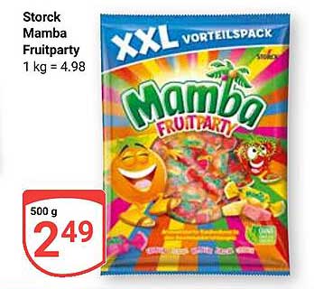 Storck Mamba Fruitparty 500 g