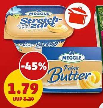 Streichzart und Feine Butter von Meggle