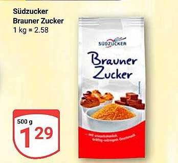 Südzucker Brauner Zucker 500 g