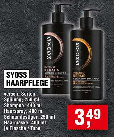 SYOSS HAARPFLEGE - Intense Keratin & Repair