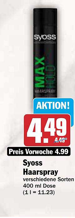 Syoss Haarspray MAX HOLD 400 ml