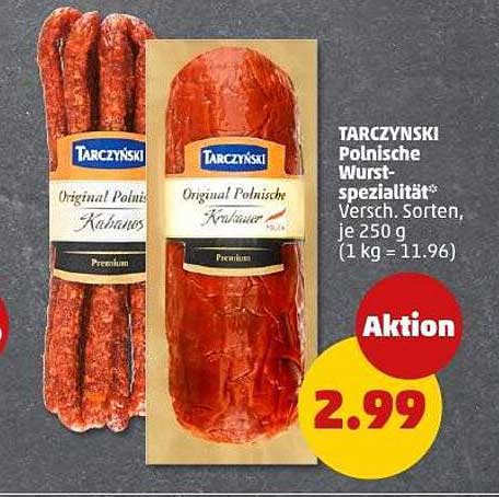TARCZYNSKI Polnische Wurst-Spezialität 250 g