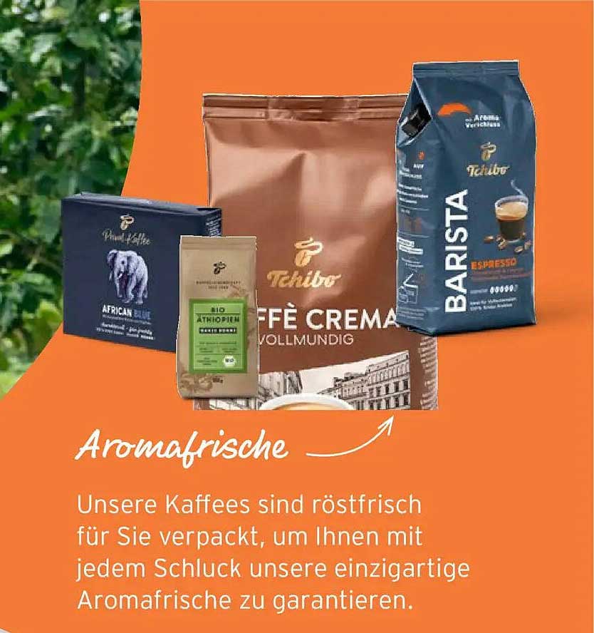 Tchibo Kaffee Crema Vollmundig - Aromafrische zum Genießen