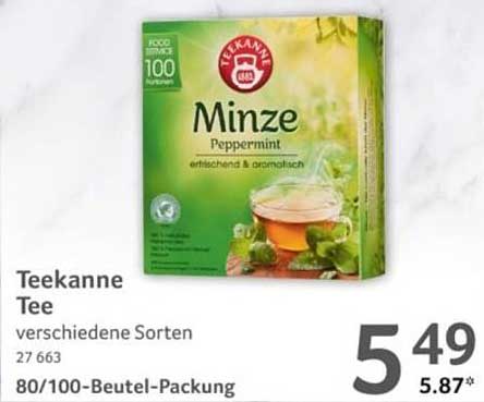 Teekanne Tee Minze – erfrischend und aromatisch