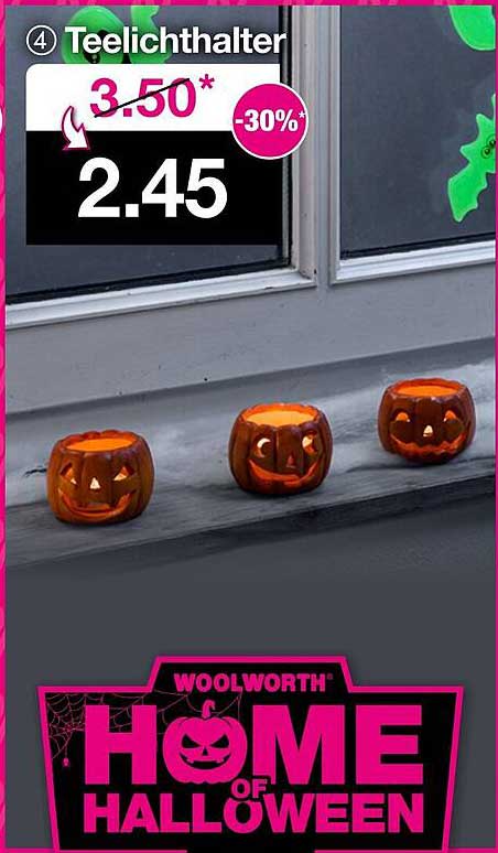 Teelichthalter Halloween Kürbisse