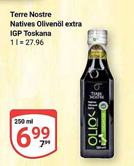 Terre Nostre Natives Olivenöl extra IGP Toskana 250 ml