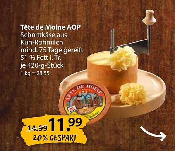 Tête de Moine AOP Schnittkäse
