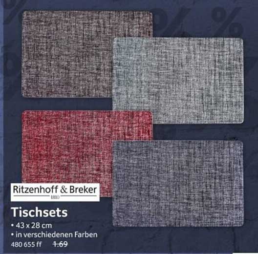 Tischsets von Ritzenhoff & Breker – jetzt im Angebot!