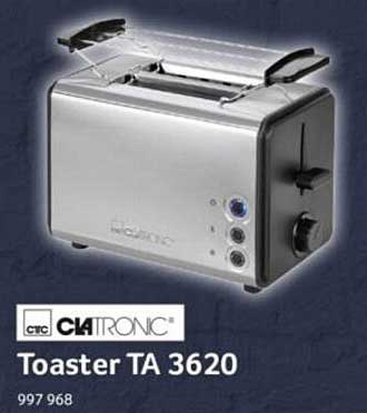 Toaster TA 3620 von Clatronic