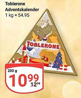 Toblerone Adventskalender