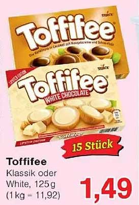 Toffifee Klassik oder White, 125 g