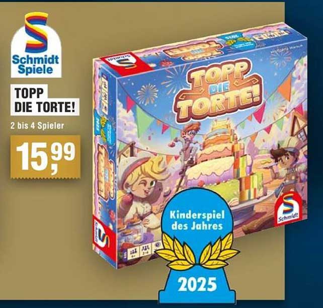TOPP DIE TORTEN! - Kinderspiel des Jahres 2025