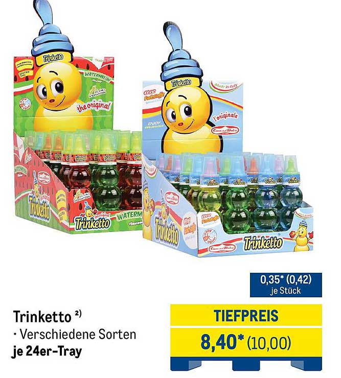 Trinketto – Verschiedene Sorten je 24er-Tray