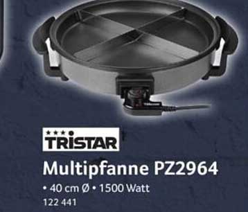 Tristar Multipfanne PZ2964 - 40 cm Ø, 1500 Watt