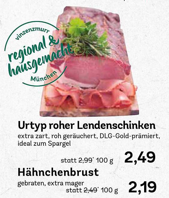 Urtyp roher Lendenschinken
