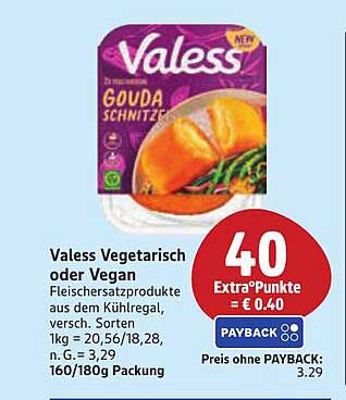 Valess Vegetarisch oder Vegan Gouda Schnitzel