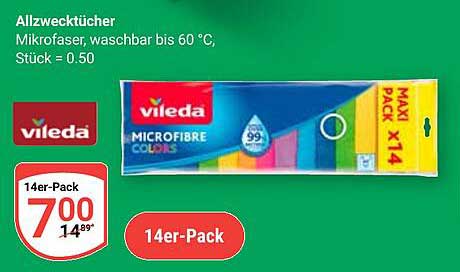Vileda Allzwecktücher 14er-Pack
