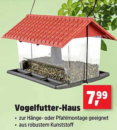 Vogelfutter-Haus