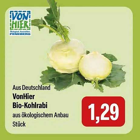 VonHier Bio-Kohlrabi aus ökologischem Anbau