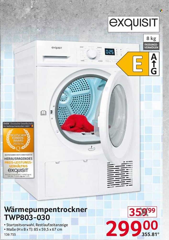 Wärmepumpentrockner TWP803-030