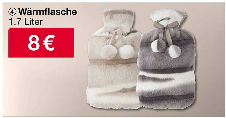 Wärmflasche 1,7 Liter