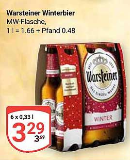 Warsteiner Winterbier 6er Pack