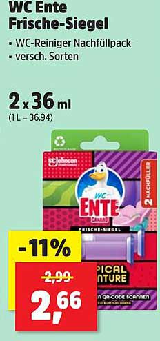 WC Ente Frische-Siegel Nachfüllpack - verschiedene Sorten