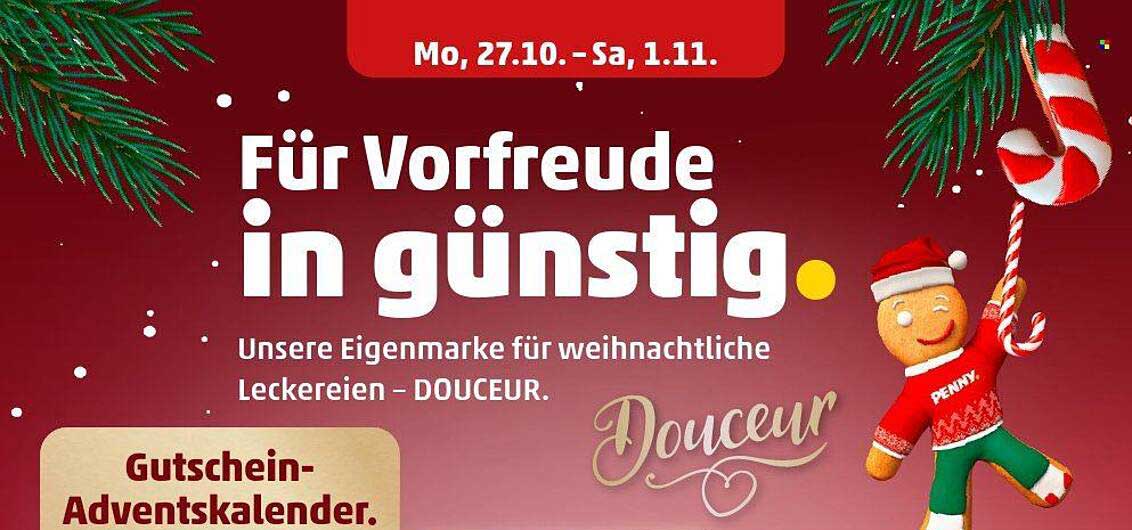 Weihnachtliche Leckereien von Douceur - Penny