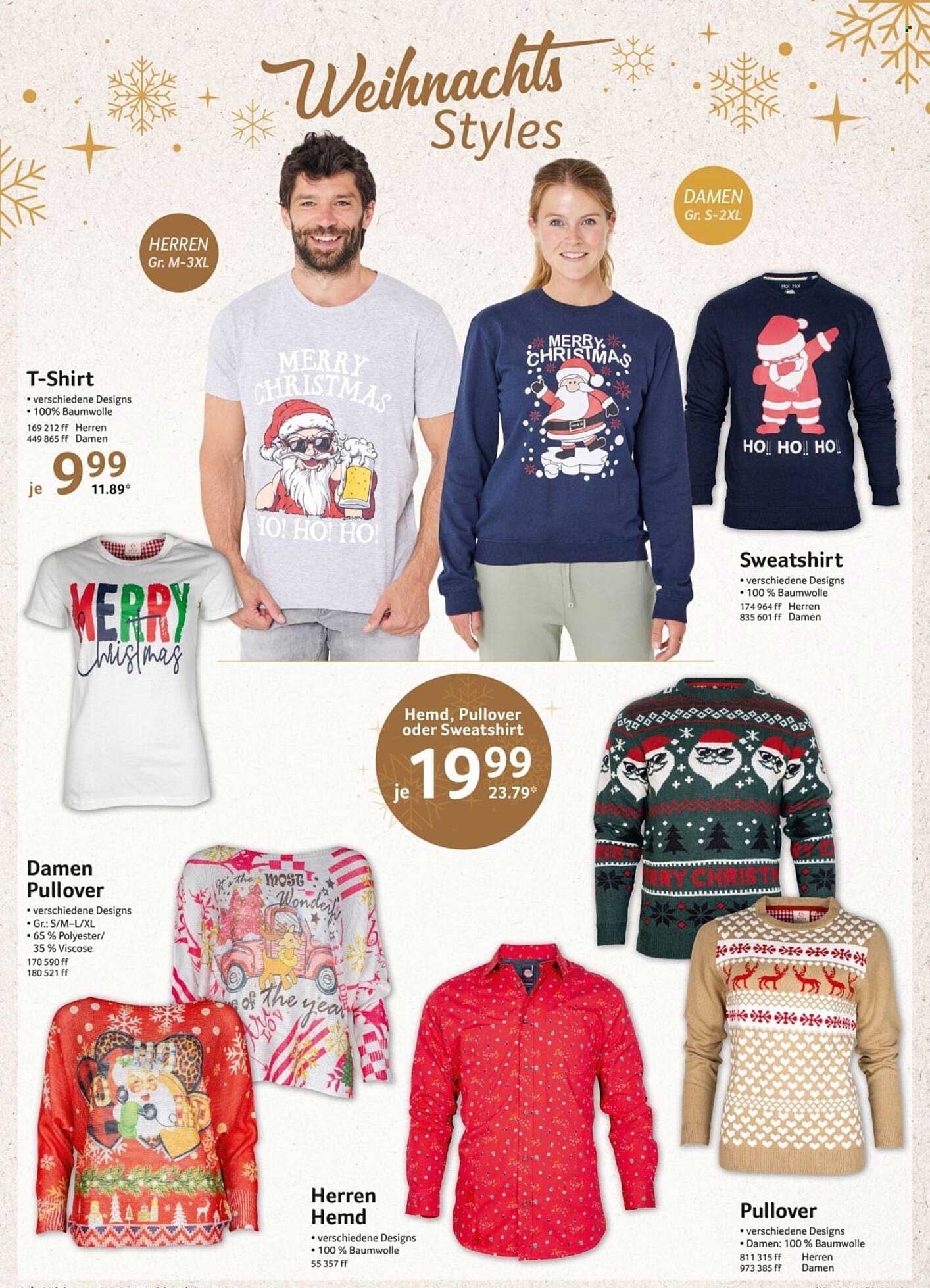 Weihnachts Styles - T-Shirt, Sweatshirt, Pullover und Hemd