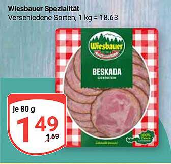 Wiesbauer Spezialität - Verschiedene Sorten, 80 g