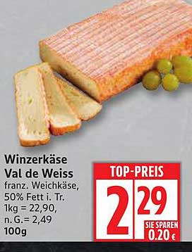 Winzerkäse Val de Weiss - Top-Preis!