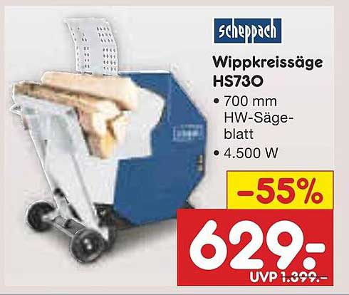 Wippkreissäge HS730 - Scheppach