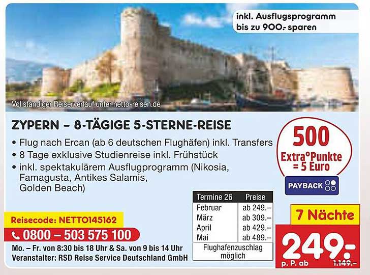 Zypern – 8-tägige 5-Sterne-Reise