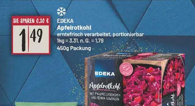 EDEKA Apfelrotkohl