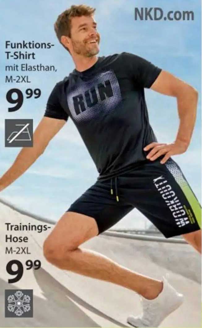 Funktions-T-Shirt mit Elasthan, M-2XL