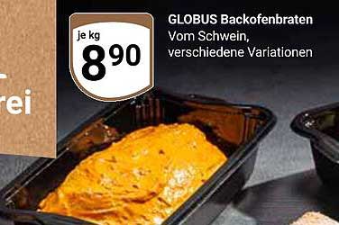 GLOBUS Backofenbraten vom Schwein, verschiedene Variationen
