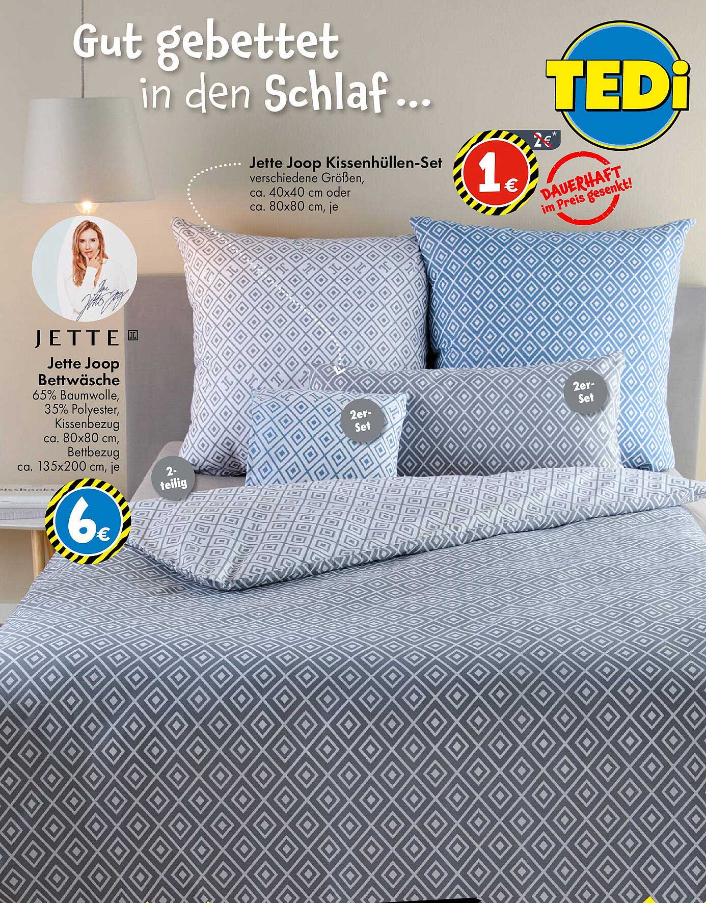 Jette Joop Kissenhüllen-Set