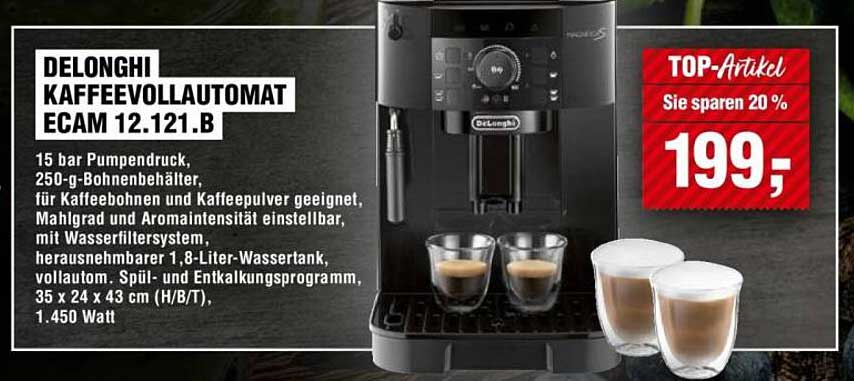 DELONGHI KAFFEEVOLLAUTOMAT ECAM 12.121.B