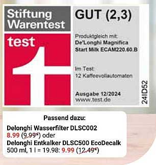 Delonghi Wasserfilter DLSC002