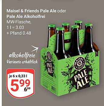 Maisel & Friends Pale Ale oder Pale Ale Alkoholfrei