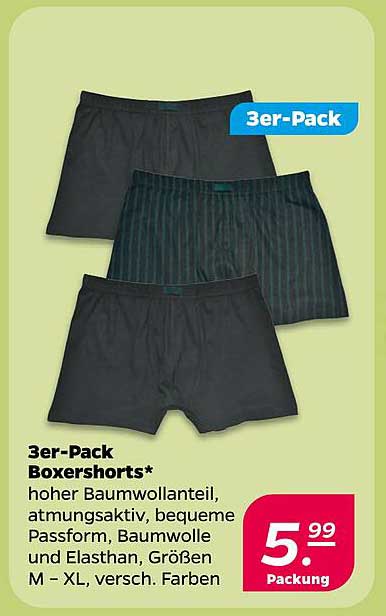 3er-Pack Boxershorts