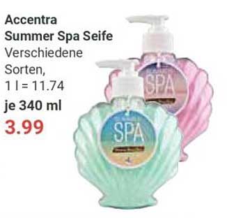 Accentra Summer Spa Seife - verschiedene Sorten