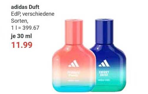 adidas Duft EdP, verschiedene Sorten, je 30 ml