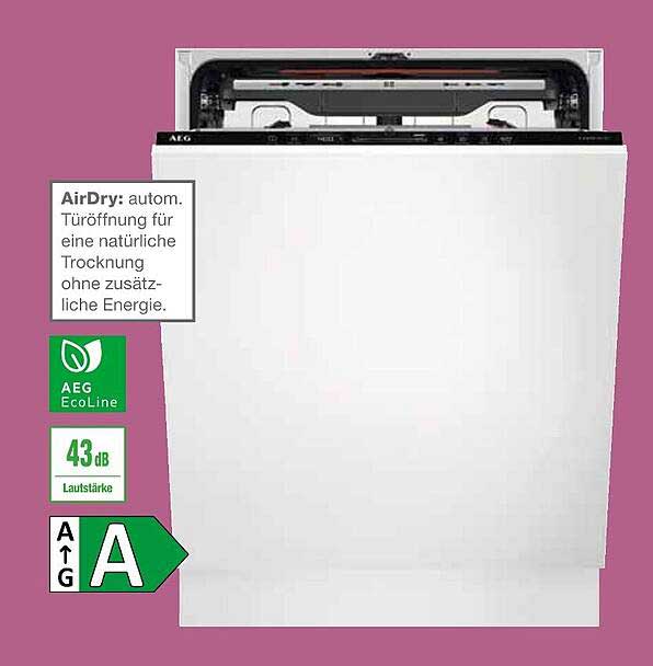 AEG EcoLine Geschirrspüler mit AirDry Technologie