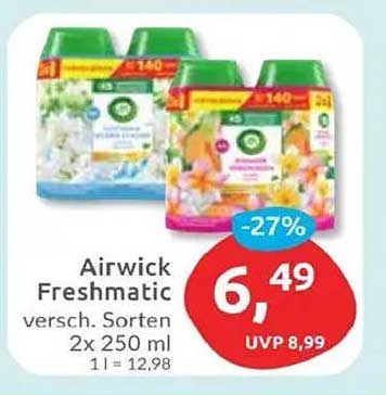 Airwick Freshmatic - Aromatische Raumdüfte in verschiedenen Sorten