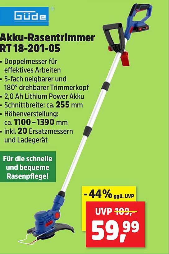 Akku-Rasentrimmer RT 18-201-05