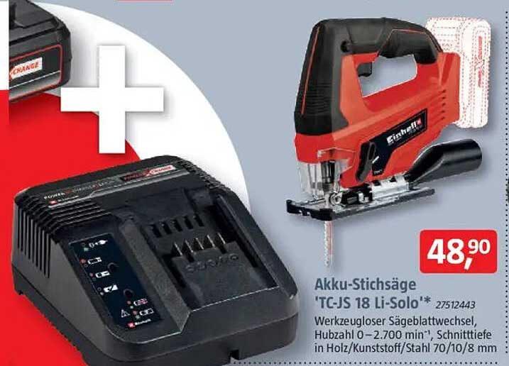 Akku-Stichsäge 'TC-JS 18 Li-Solo'
