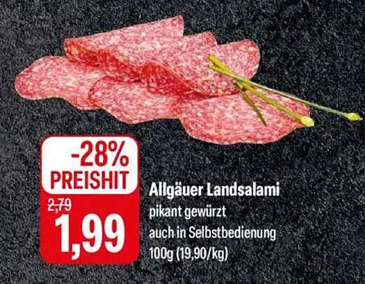 Allgäuer Landsalami pikant gewürzt