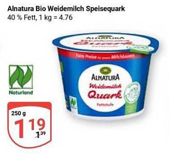 Alnatura Bio Weidemilch Speisequark 250 g